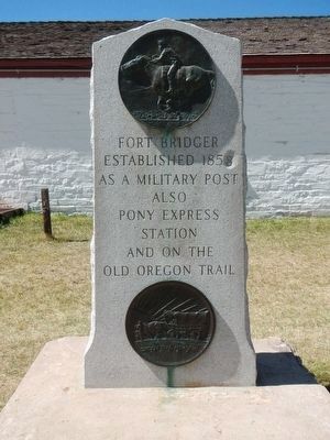 Fort Bridger Marker. Click for full size. Fort Bridger Marker image. Click for full size.
