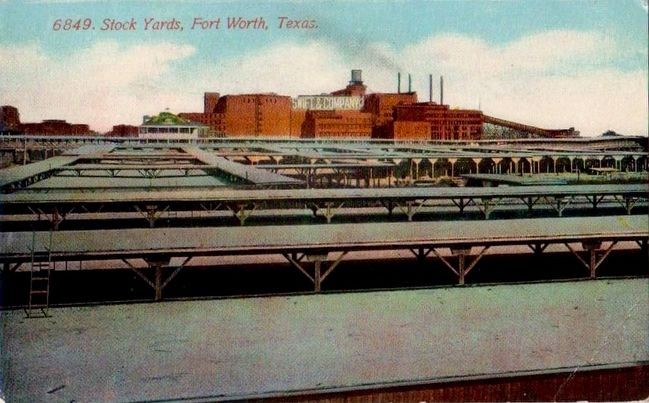 <i>Stock Yards, Fort Worth, Texas</i> image. Click for full size.