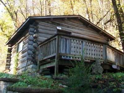 Cora Pinkley Call Cabin at the Eureka Springs Historical Museum. Click for full size. Cora Pinkley Call Cabin at the Eureka Springs Historical Museum image. Click for full size.