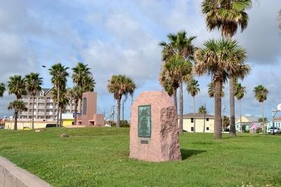 Galveston World War I Honor Roll<br>and The Texas Navy Marker. Click for full size. Galveston World War I Honor Roll<br>and The Texas Navy Marker image. Click for full size.