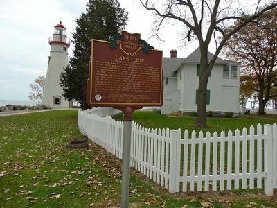 Lighthouse, Marker, and Lightkeeper’s House image. Click for full size.