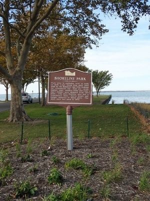Shoreline Park Marker. Click for full size. Shoreline Park Marker image. Click for full size.