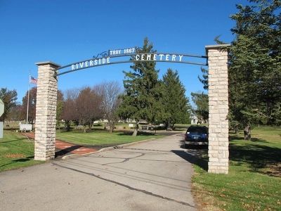 Troy Veterans Memorial Marker. Click for full size. Troy Veterans Memorial Marker image. Click for full size.