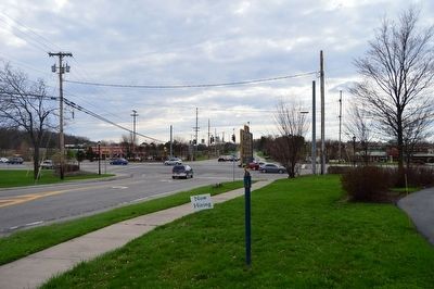 Intersection near and approach to Park Place Marker image. Click for full size.