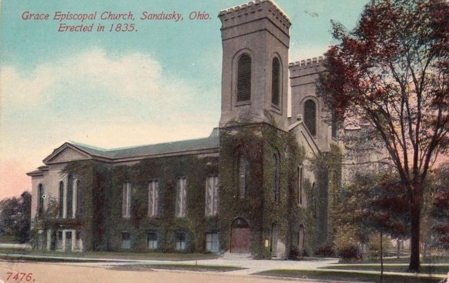 <i>Grace Episcopal Church, Sandusky, Ohio. Erected in 1835.</i> image. Click for full size.