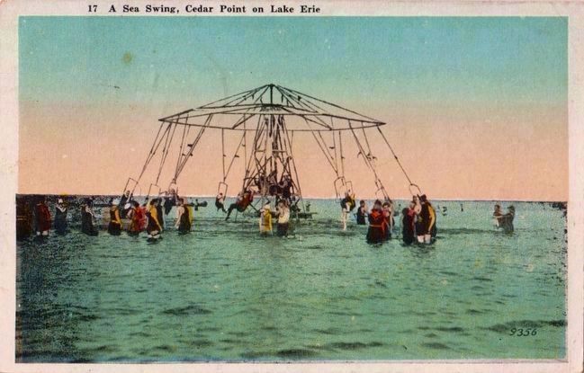 <i>A Sea Swing, Cedar Point on Lake Erie</i> image. Click for full size.