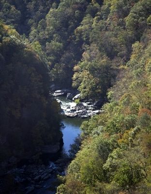 The Russel Fork from Mill Rock Point Overlook image. Click for full size.
