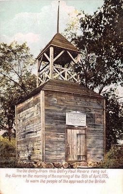 Old Belfry Prior to its Destruction and Reconstruction in 1909-10 image. Click for full size.