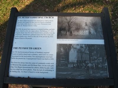 Site Of St. Peters Church Marker image. Click for full size.