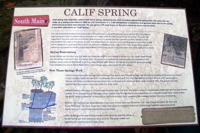Calif Spring Marker image. Click for full size.