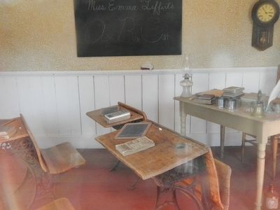 Interior of the School House image. Click for full size.
