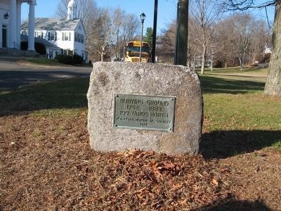 Boulder and Plaque on the Plymouth Green image. Click for full size.