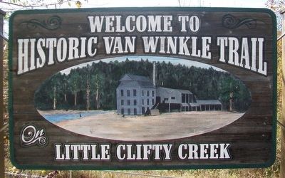 Van Winkle Trail Sign image. Click for full size.
