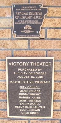 Victory Theater NRHP Marker image. Click for full size.