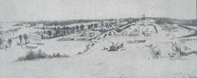 Fort Bridger in 1889 Marker (detail) image. Click for full size.