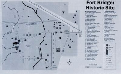 Map of Fort Bridger Historic Site image. Click for full size.