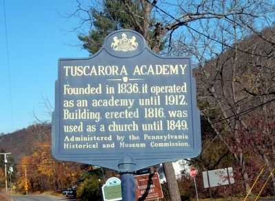 Tuscarora Academy Marker image. Click for full size.