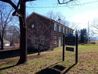 Tuscarora Academy Museum-Sign at the entrance image. Click for full size.