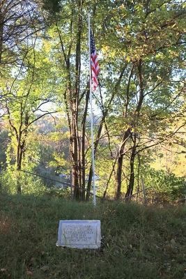 “Revolutionary John Mullins<br>Settled Here 1829, Died 1849 image. Click for full size.