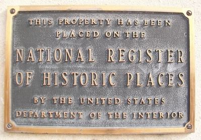 Hall of Waters National Register Marker image. Click for full size.