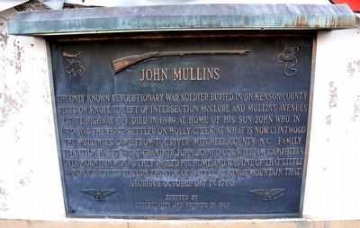 John Mullins Marker image. Click for full size.