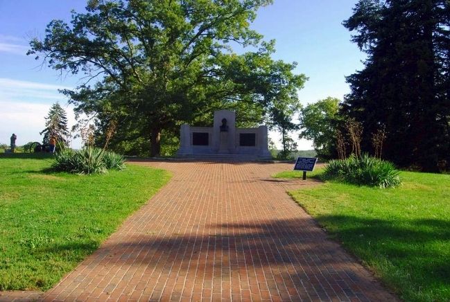 Lincoln Address Memorial Marker. Click for full size. Lincoln Address Memorial Marker image. Click for full size.