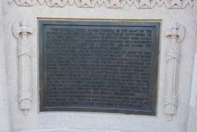 Lincoln Address Memorial<br>Left Plaque image. Click for full size.