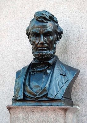 Lincoln Address Memorial<br>Lincoln Bust image. Click for full size.