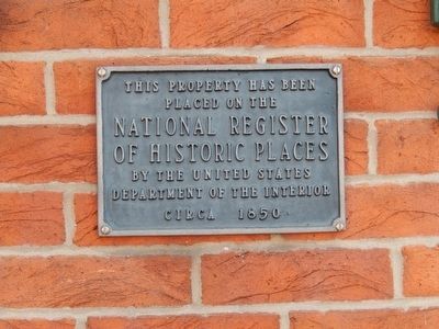 Speer House Marker. Click for full size. Speer House Marker image. Click for full size.
