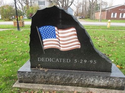 Back of Memorial image. Click for full size.