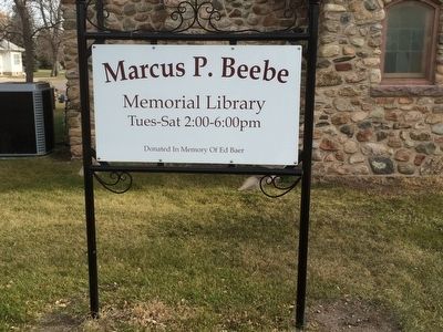 Marcus P. Beebe Memorial Library image. Click for full size.
