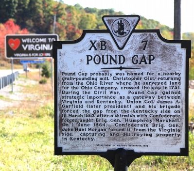 Pound Gap Marker image. Click for full size.