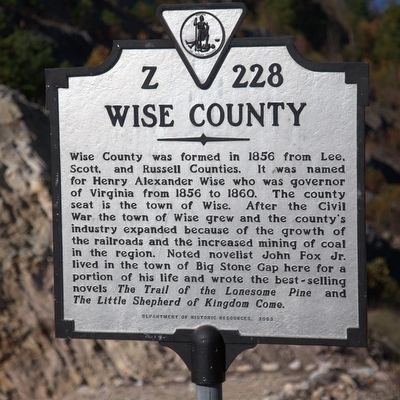 Wise County / Kentucky Marker image. Click for full size.
