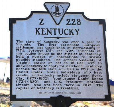Wise County / Kentucky Marker image. Click for full size.