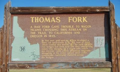 Thomas Fork Marker image. Click for full size.