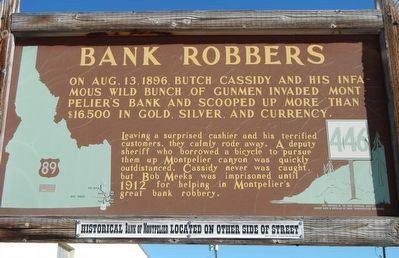 Bank Robbers Marker image. Click for full size.