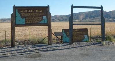McAuley's Road Marker image. Click for full size.
