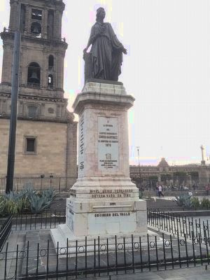Monument to Enrico Mart�nez Marker image. Click for full size.