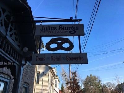 Julius Sturgis Pretzel Bakery Entrance. Click for full size. Julius Sturgis Pretzel Bakery Entrance image. Click for full size.