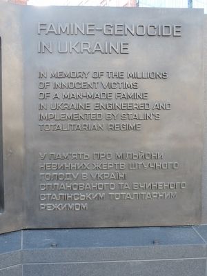 Famine-Genocide in Ukraine image. Click for full size.