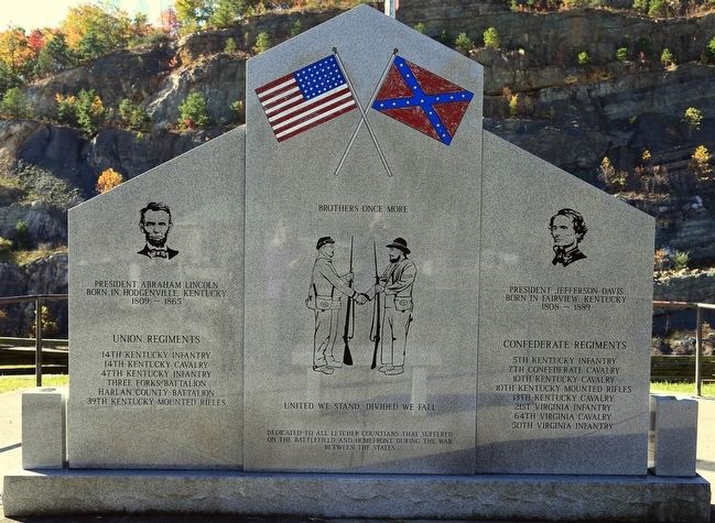 Brothers Once More Monument. Click for full size. Brothers Once More Monument image. Click for full size.