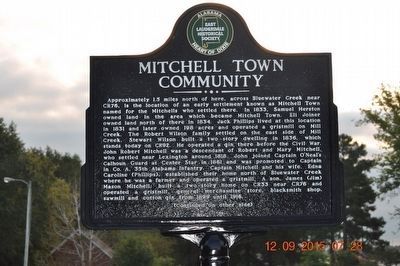 Mitchell Town Community Marker (side 1) image. Click for full size.