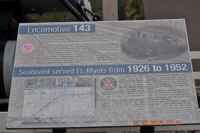 Locomotive 143 Marker. Click for full size. Locomotive 143 Marker image. Click for full size.