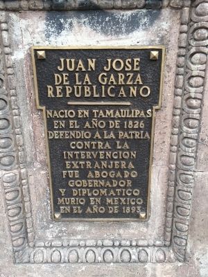 Juan Jos de la Garza Marker image. Click for full size.