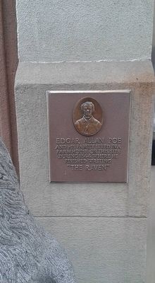 Where Poe wrote The Raven Marker image. Click for full size.