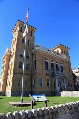 Wise County Courthouse and Marker. Click for full size. Wise County Courthouse and Marker image. Click for full size.