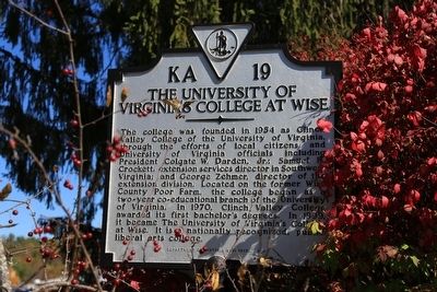 The University of Virginias College at Wise Marker image. Click for full size.