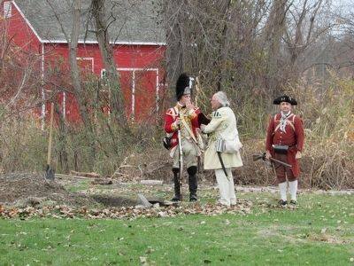 Colonial Soldiers at the Camp Kitchen. Click for full size. Colonial Soldiers at the Camp Kitchen image. Click for full size.