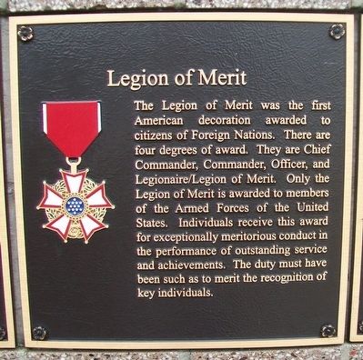 Legion of Merit Marker. Click for full size. Legion of Merit Marker image. Click for full size.