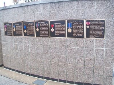 Valor Medals at the Veterans Wall of Honor image. Click for full size.